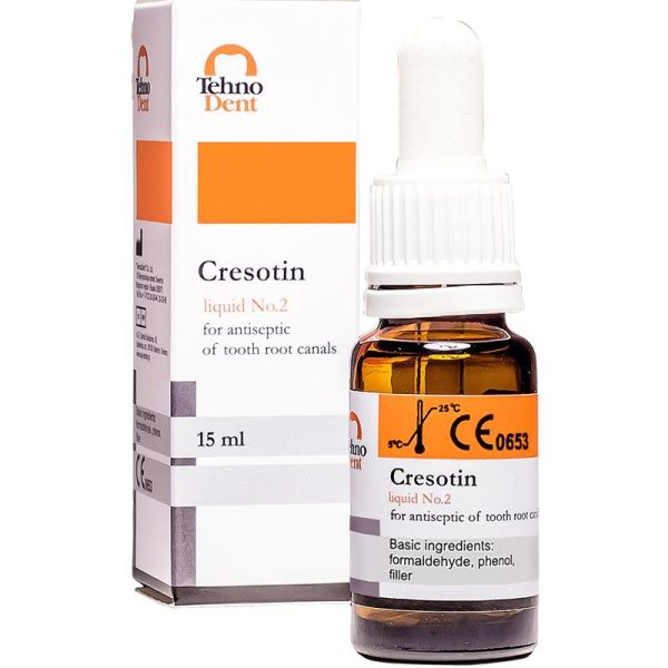 ΕΝΔΟΡΙΖΙΚΟ ΔΙΑΛΥΜΑ - CRESOTIN No2 (τύπου ROCKLESS ΧΩΡΙΣ ΕΥΓΕΝΟΛΗ), 15ml