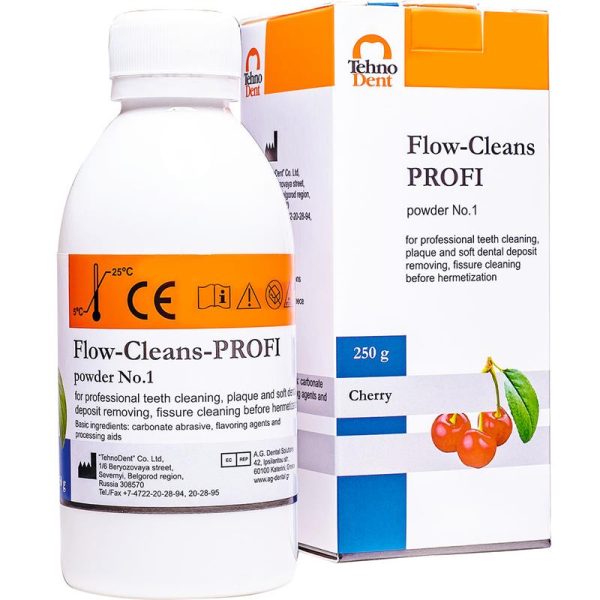 ΣΚΟΝΗ ΣΟΔΟΒΟΛΗΣ FLOW CLEANS Strawberry 300gr